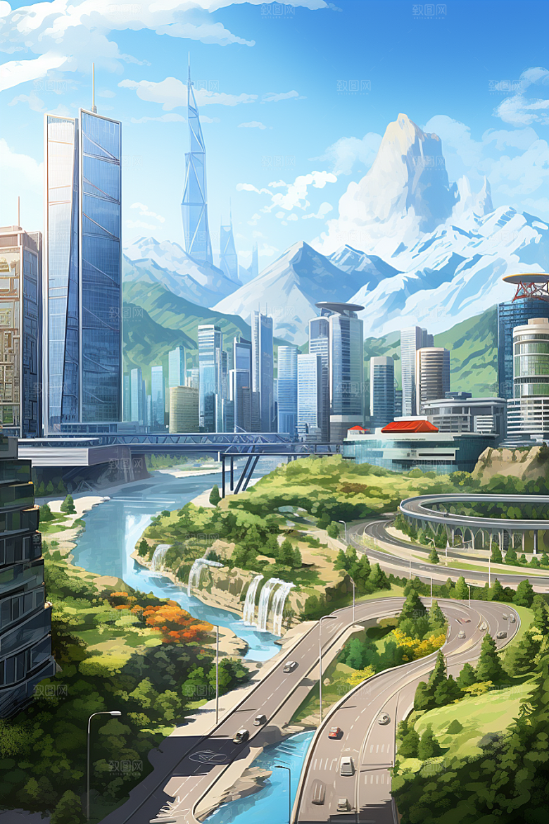 深圳城市风光地标高清摄影图