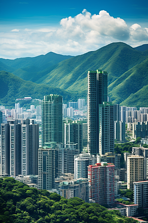 深圳城市风光高清现代化摄影图