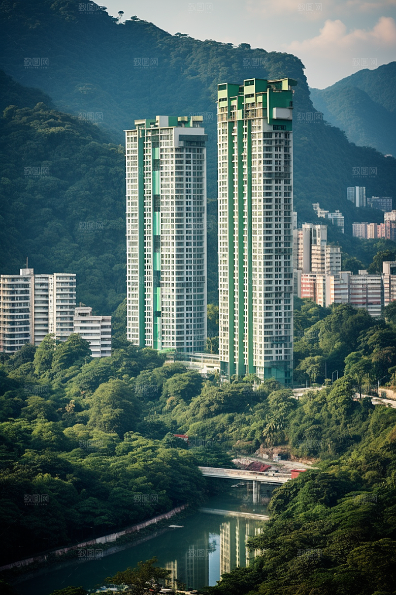 深圳城市风光地标风景摄影图