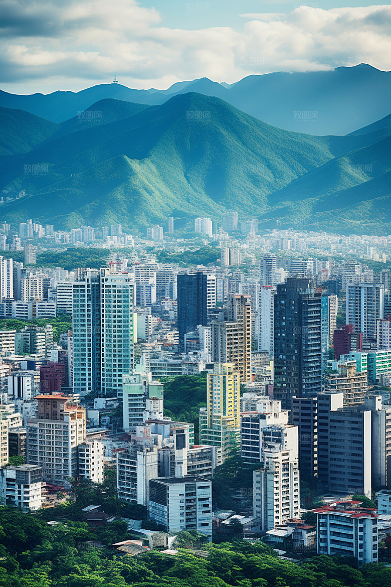 深圳城市风光经济特区风景摄影图