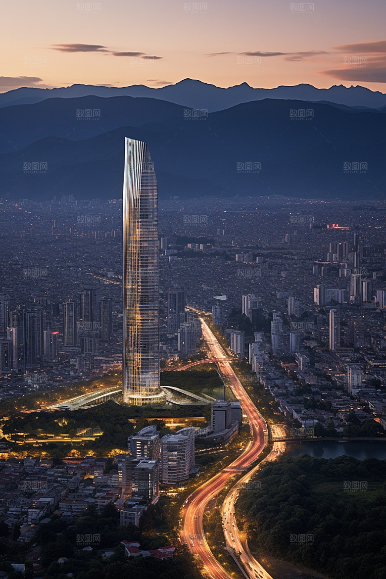 深圳城市风光旅游国内游摄影图