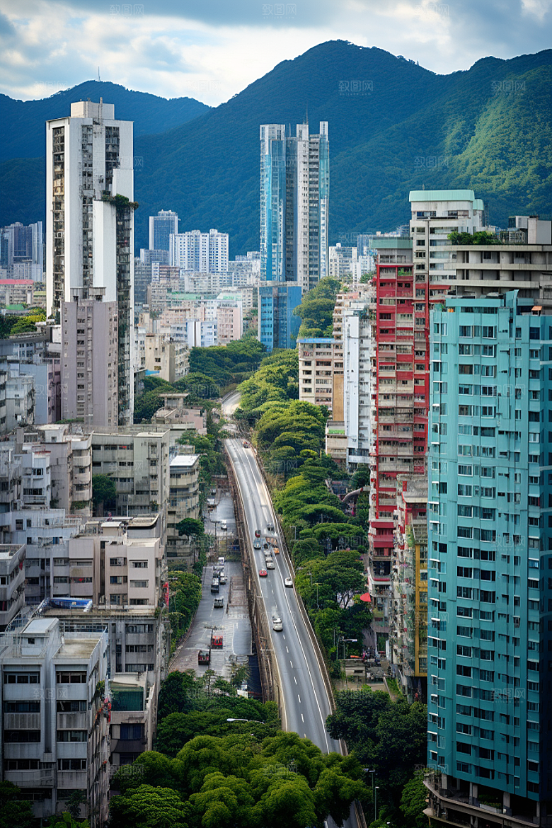 深圳城市风光现代化高清摄影图