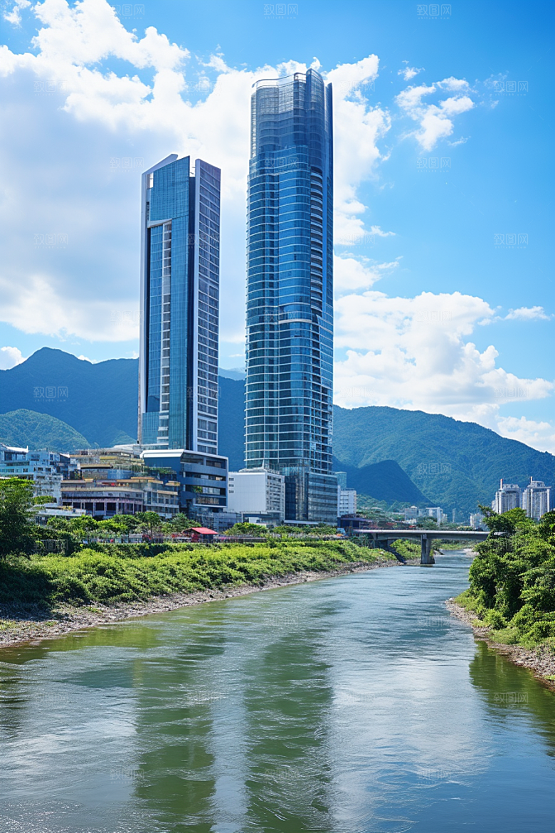 深圳城市风光国内游新城摄影图