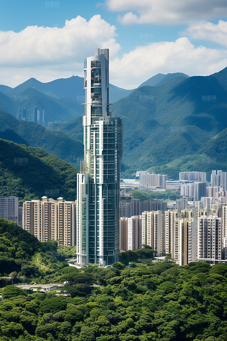 深圳城市风光高清国内游摄影图