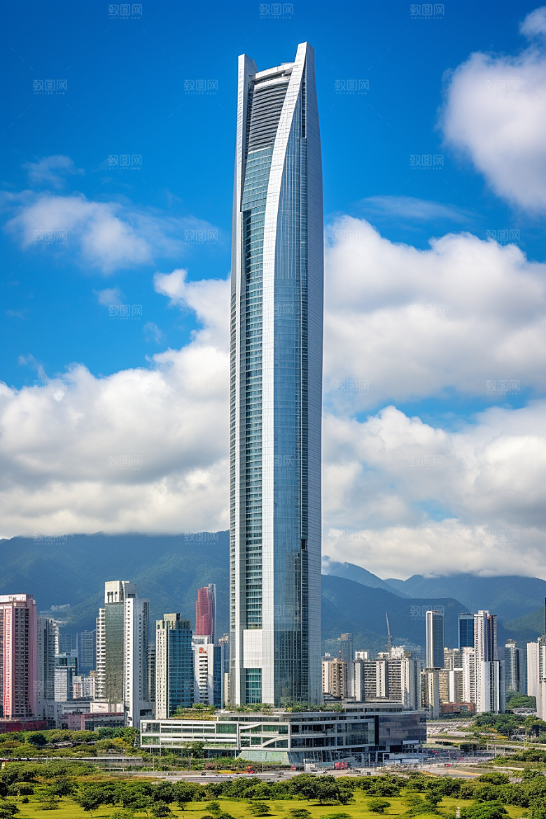 深圳城市风光风景高清摄影图