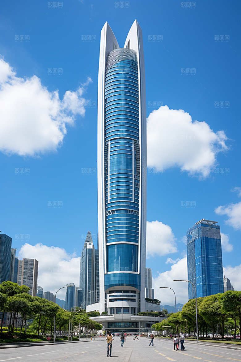深圳城市风光景色都市摄影图
