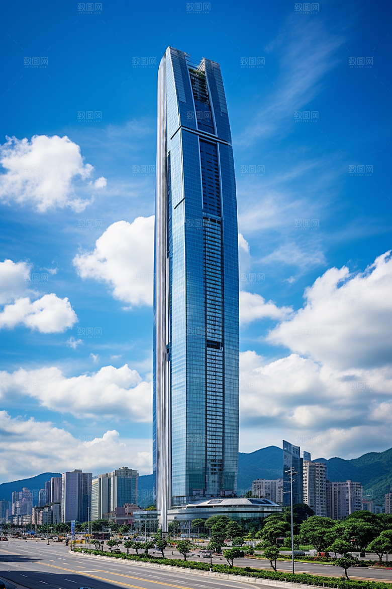 深圳城市风光地标景色摄影图