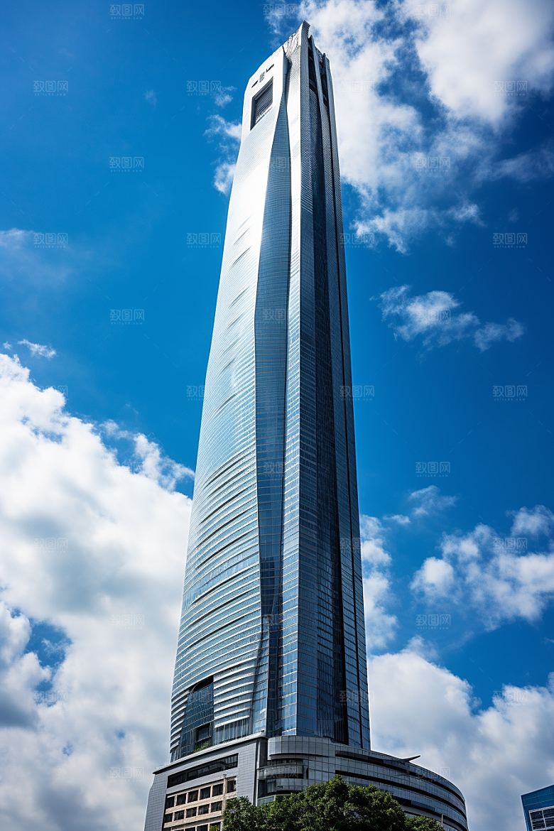 深圳城市风光现代化地标摄影图
