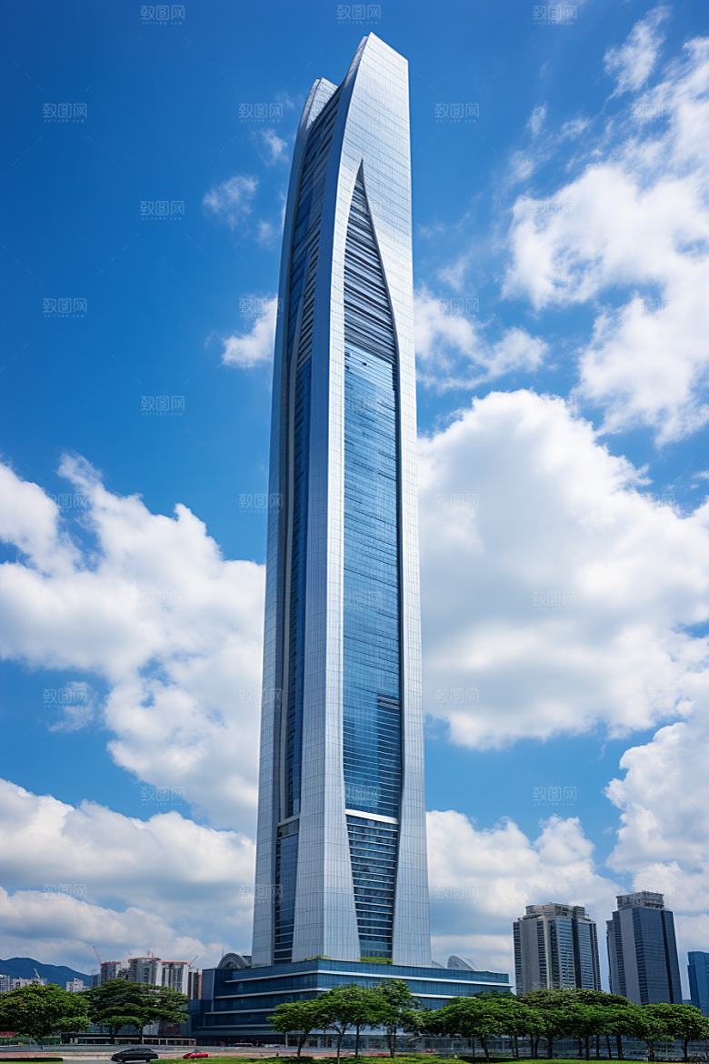 深圳城市风光旅游地标摄影图