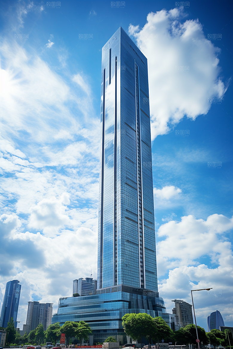 深圳城市风光风景现代化摄影图
