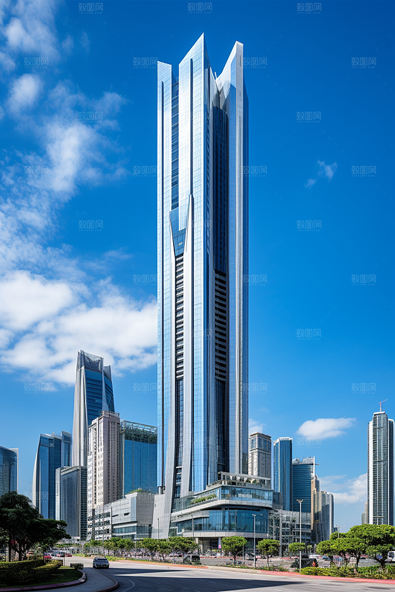 深圳城市风光地标景色摄影图