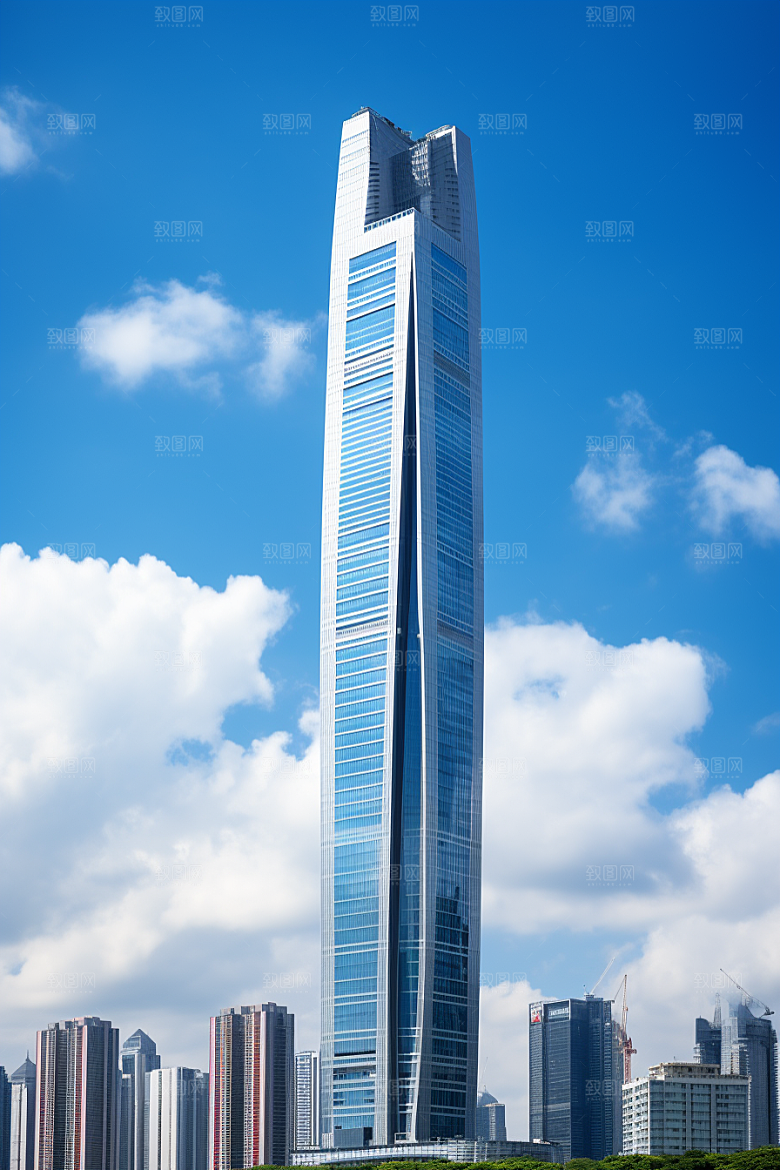深圳城市风光高清现代化摄影图