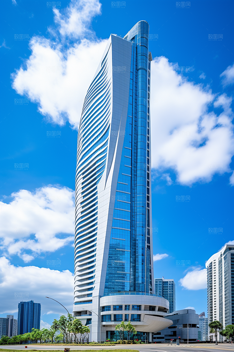深圳城市风光地标新城摄影图