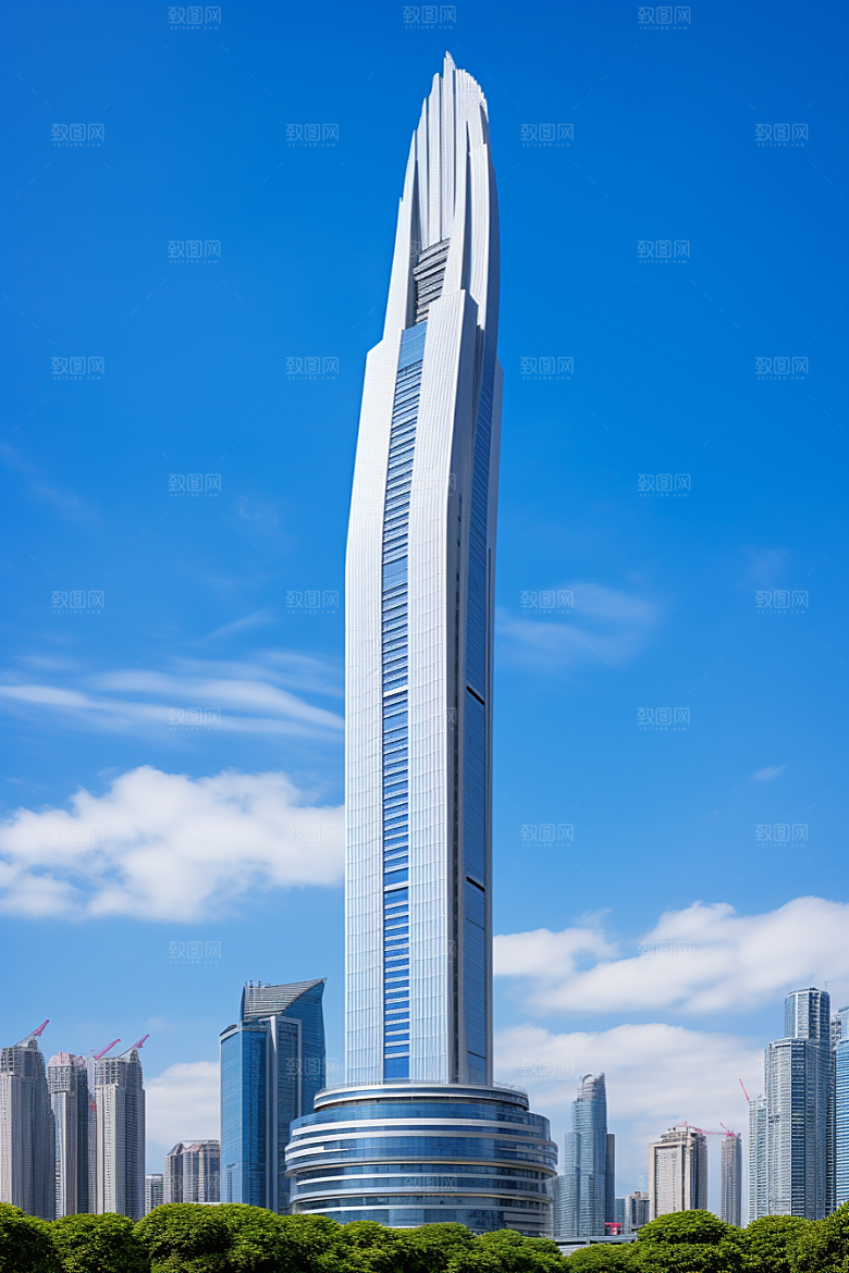深圳城市风光景色现代化摄影图