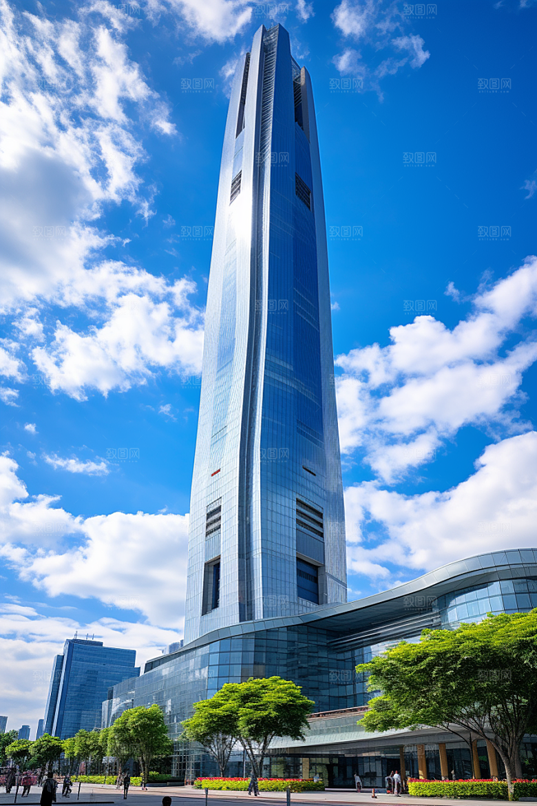 深圳城市风光经济特区新城摄影图