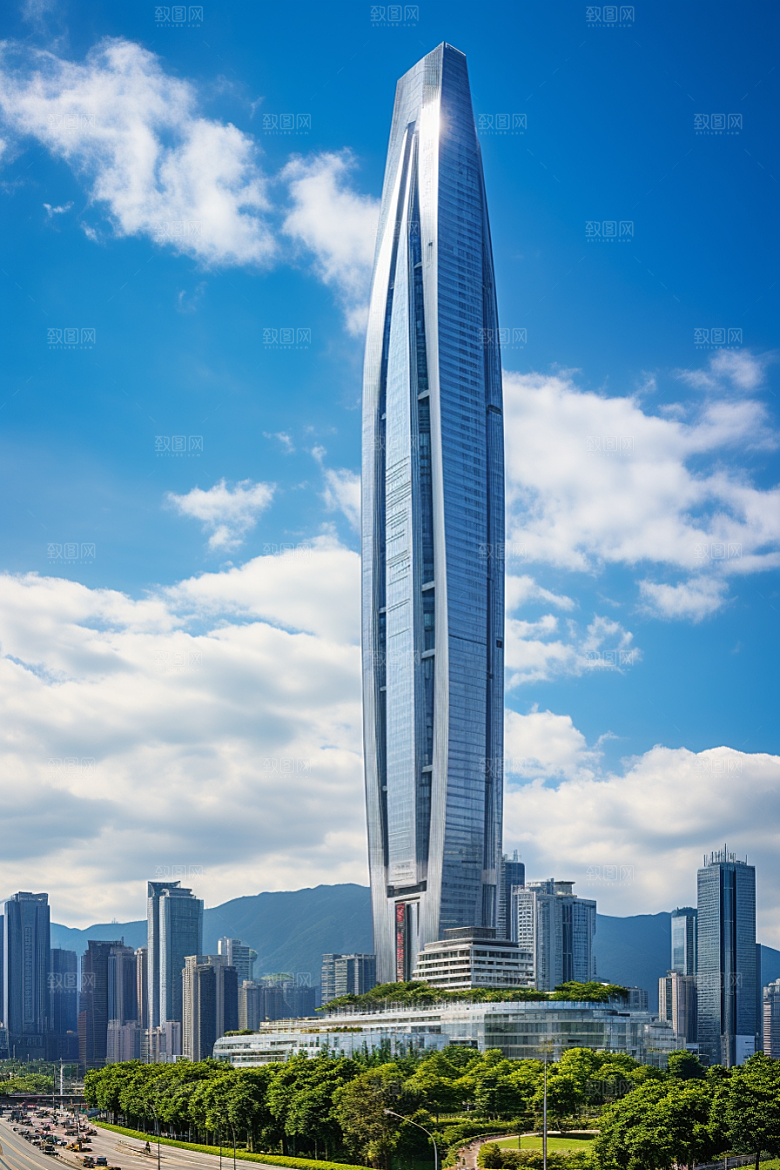 深圳城市风光地标旅游摄影图
