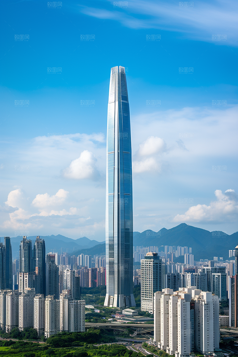 深圳城市风光旅游高清摄影图