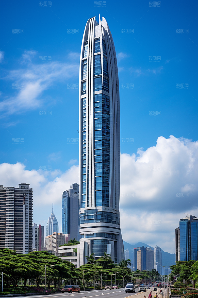 深圳城市风光国内游旅游摄影图