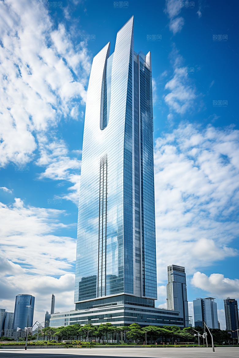 深圳城市风光景色现代化摄影图