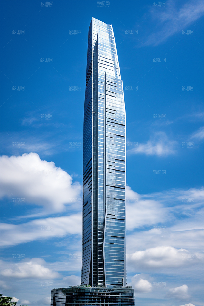 深圳城市风光现代化地标摄影图