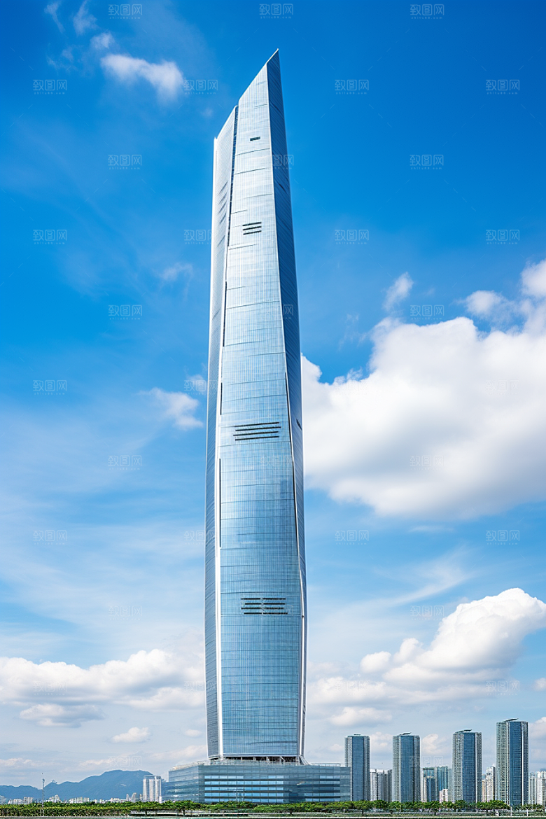 深圳城市风光经济特区旅游摄影图