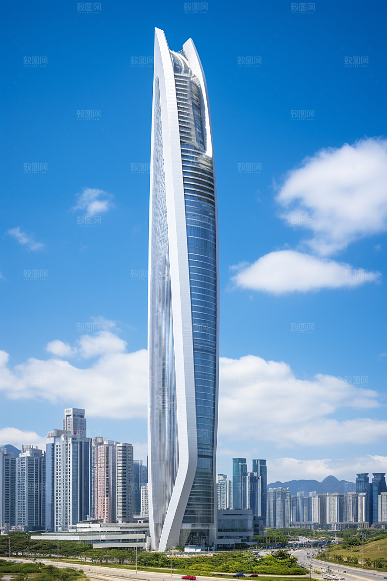 深圳城市风光高清旅行摄影图