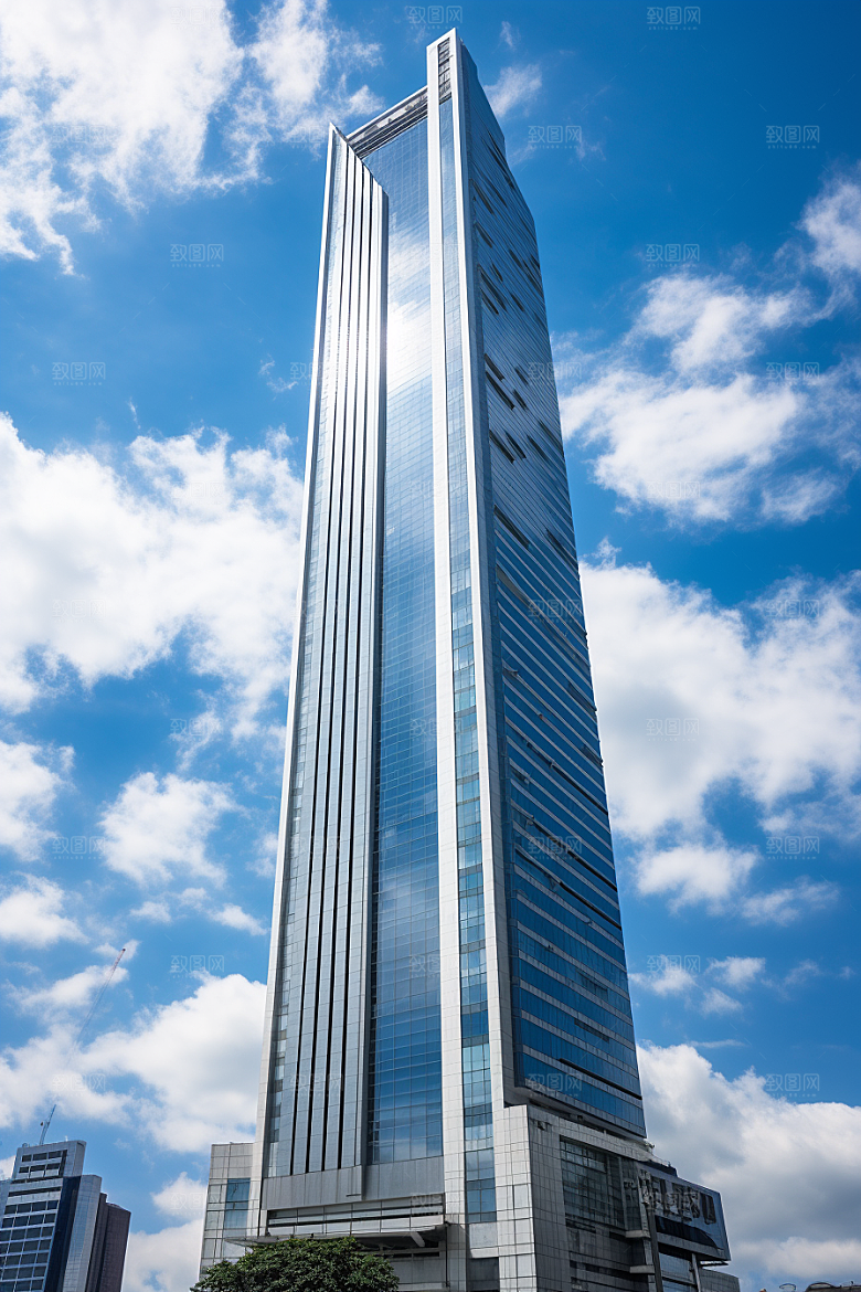 深圳城市风光现代化地标摄影图