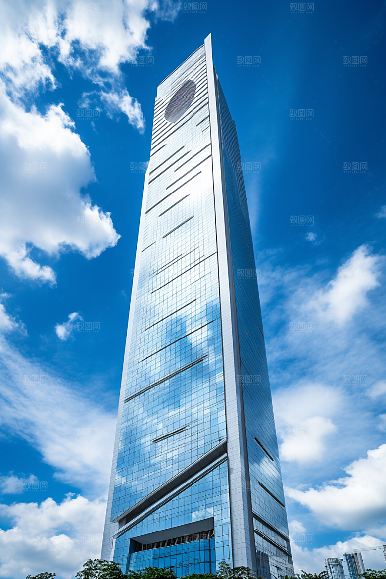 深圳城市风光新城地标摄影图