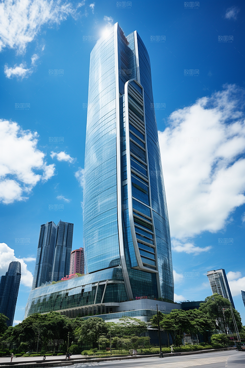 深圳城市风光新城都市摄影图