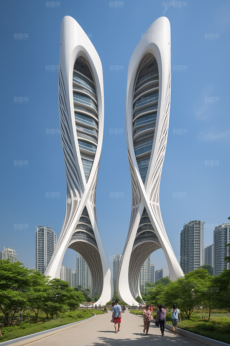 深圳城市风光都市地标摄影图