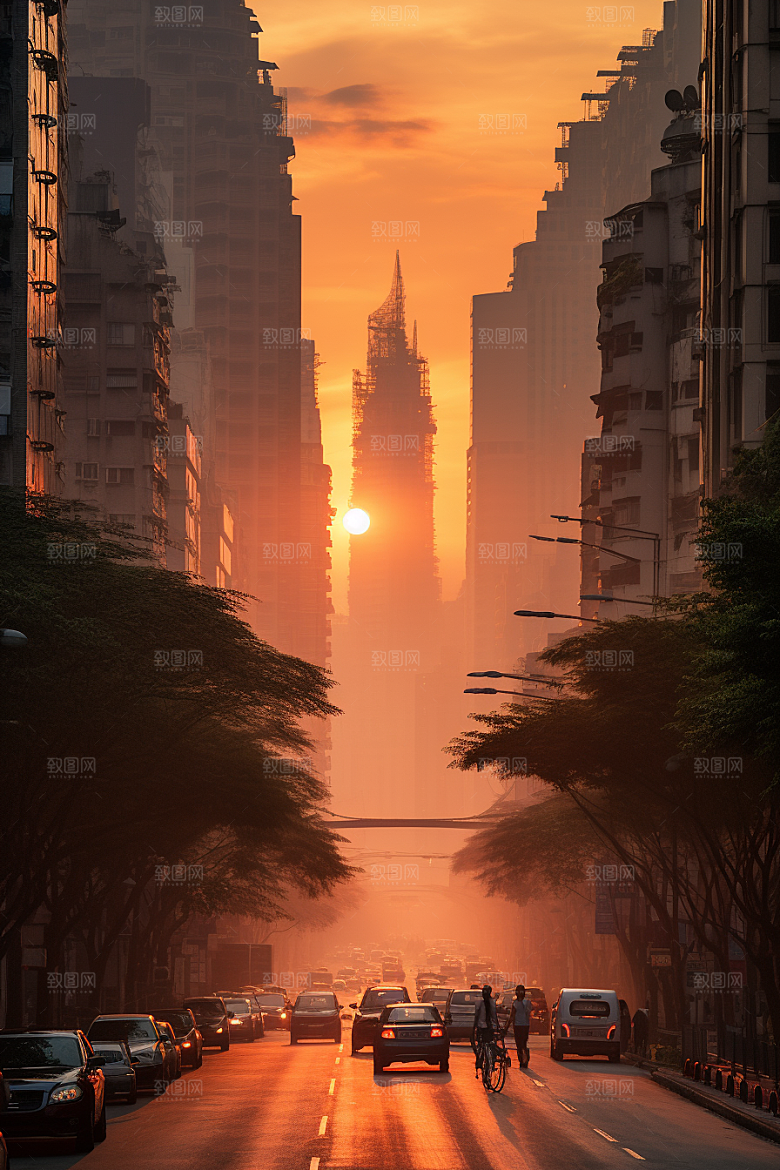 深圳城市风光地标景色摄影图