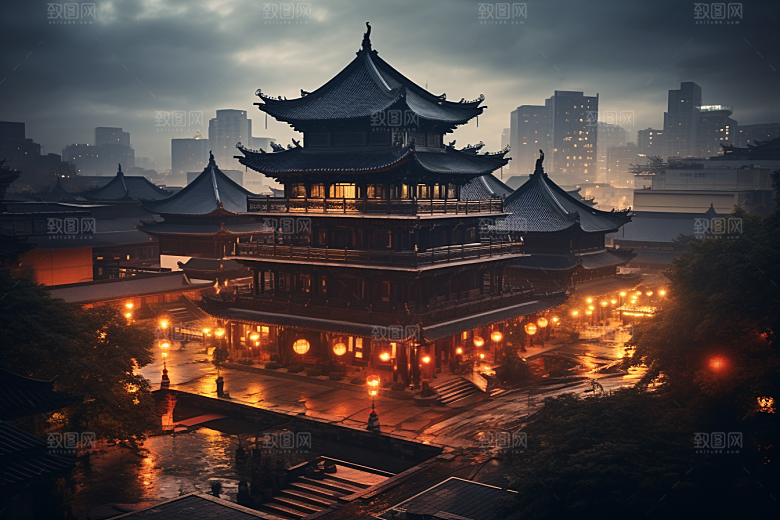 深圳城市风光旅游景色摄影图
