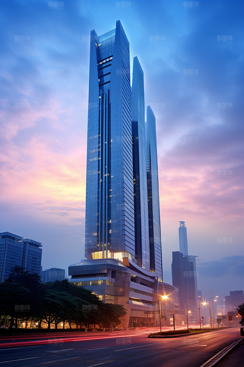 深圳城市风光新城风景摄影图