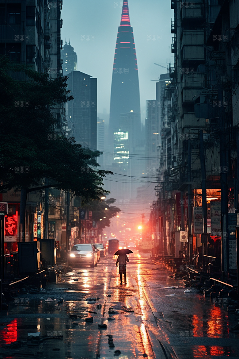 深圳城市风光国内游地标摄影图