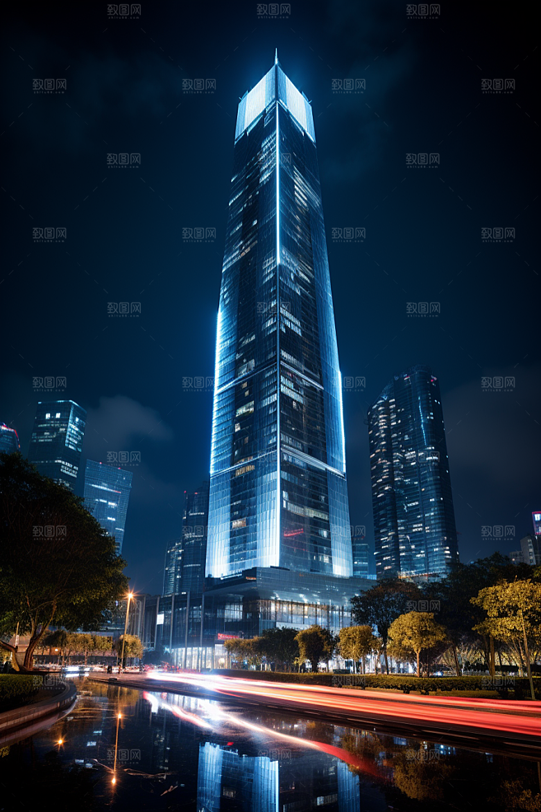 深圳城市风光新城高清摄影图