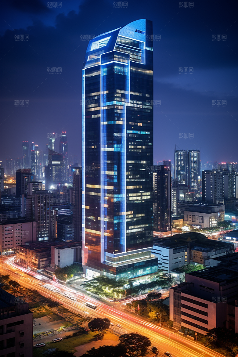 深圳城市风光景色现代化摄影图
