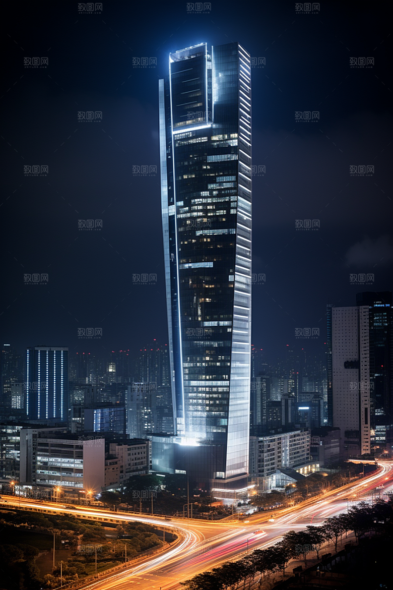 深圳城市风光景色新城摄影图
