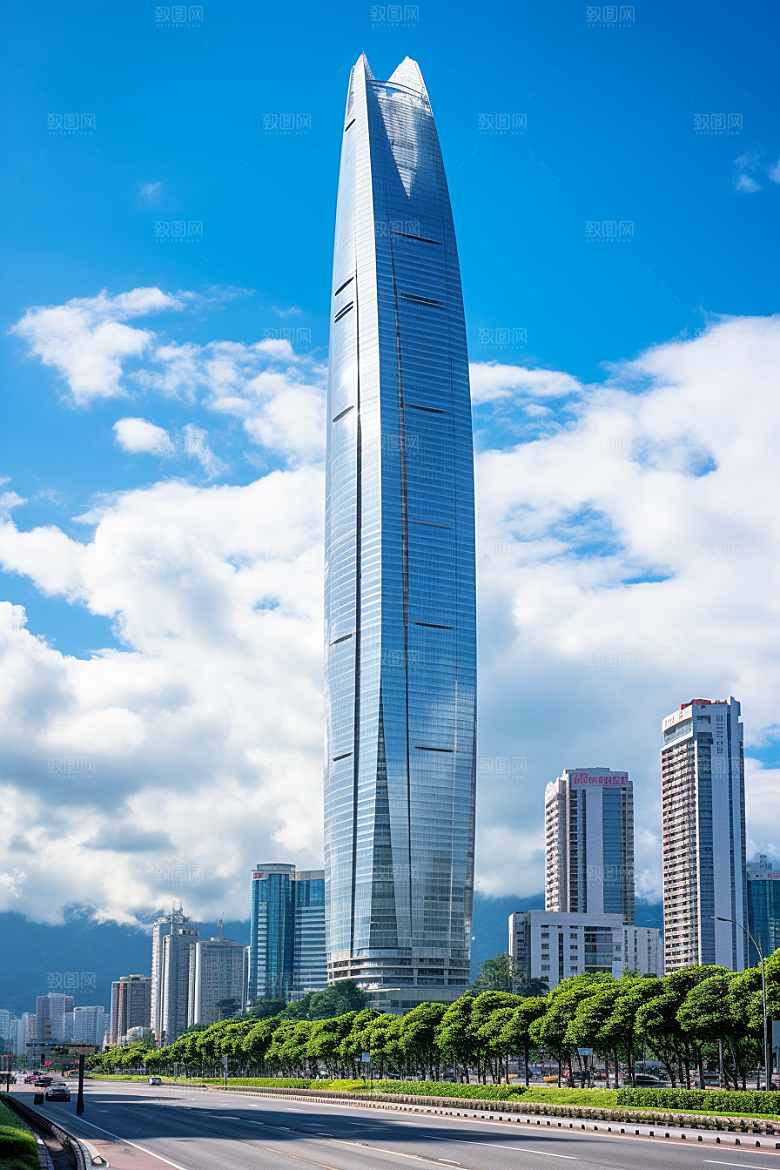深圳城市风光风景旅行摄影图