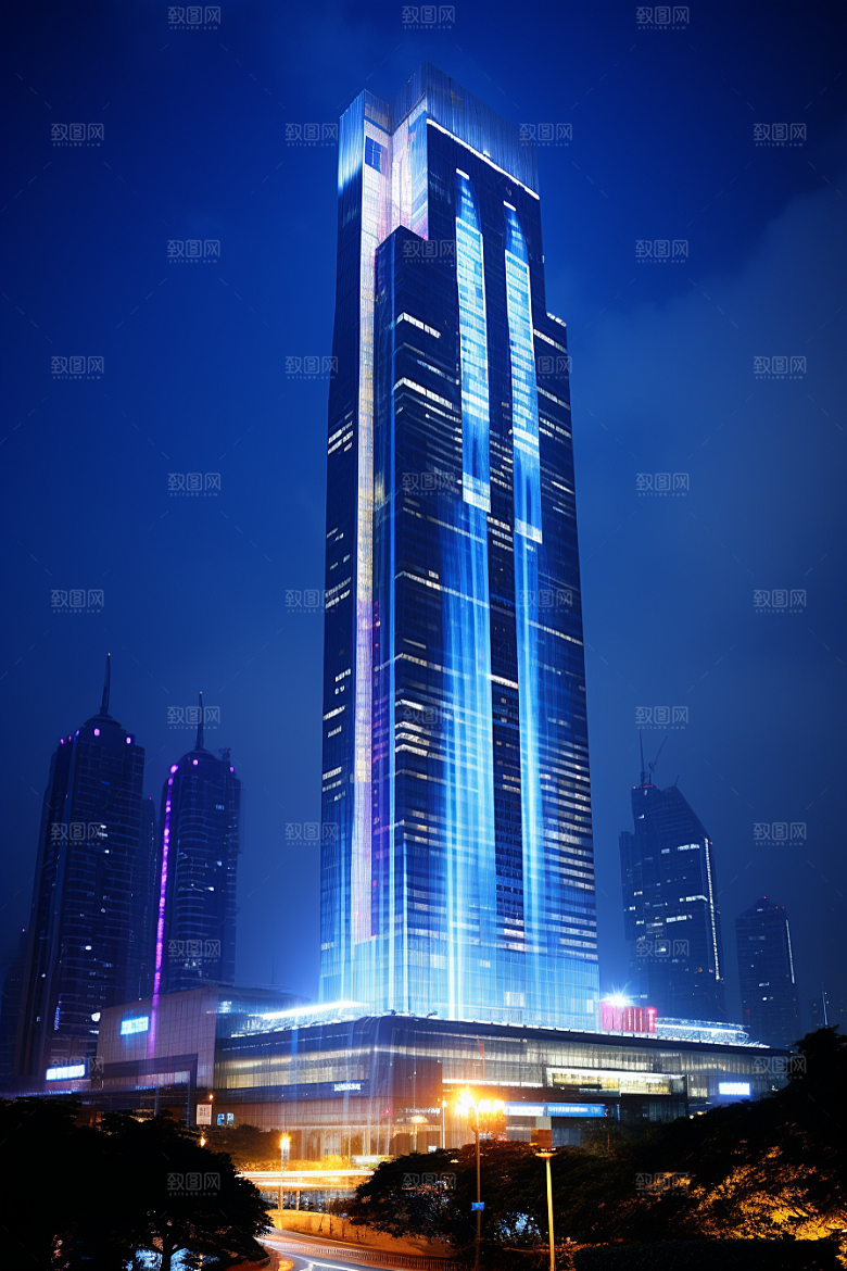 深圳城市风光国内游现代化摄影图