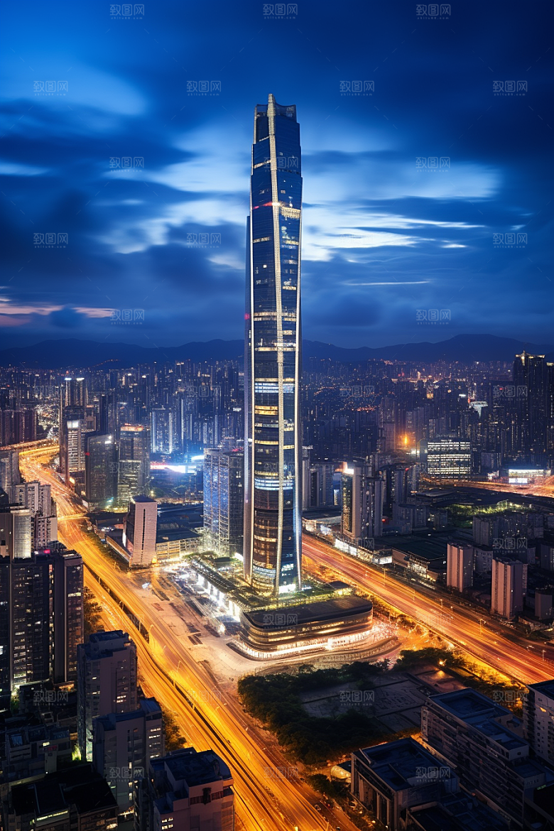 深圳城市风光旅游高清摄影图