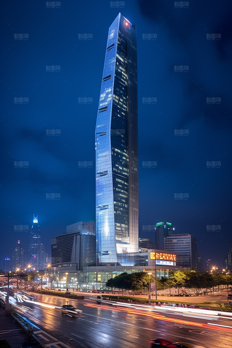 深圳城市风光旅行现代化摄影图