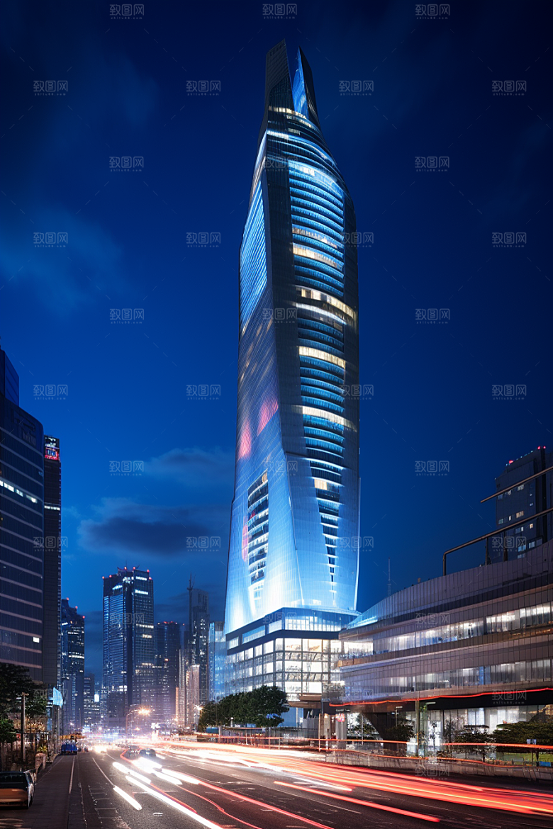深圳城市风光现代化经济特区摄影图