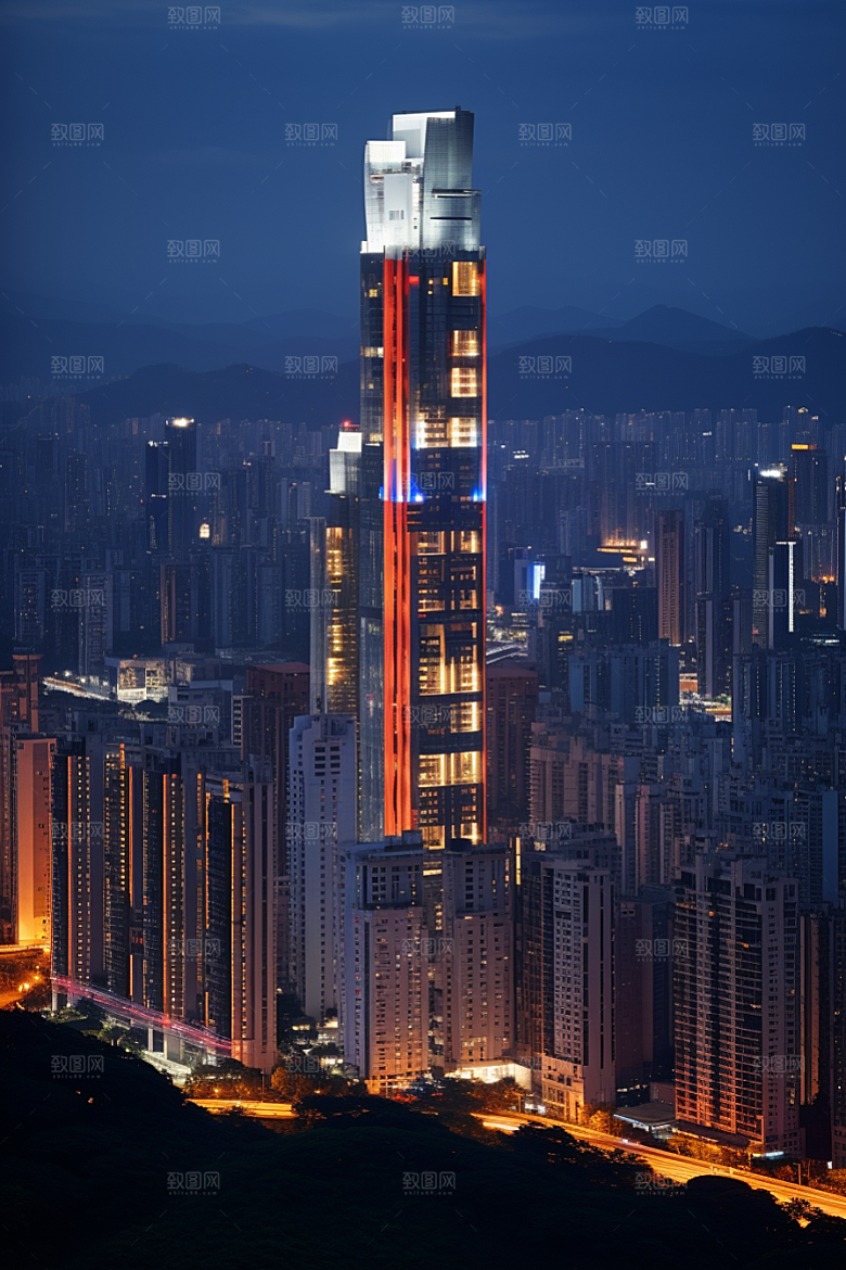 深圳城市风光风景国内游摄影图