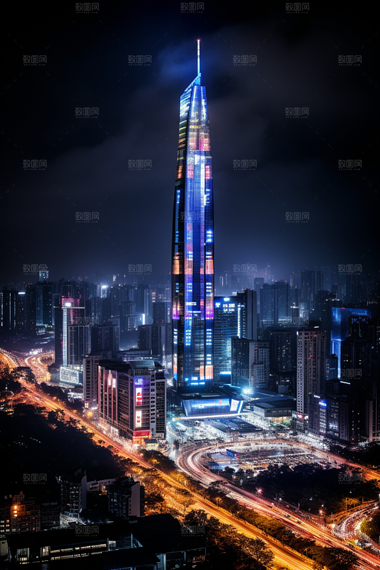 深圳城市风光国内游旅游摄影图