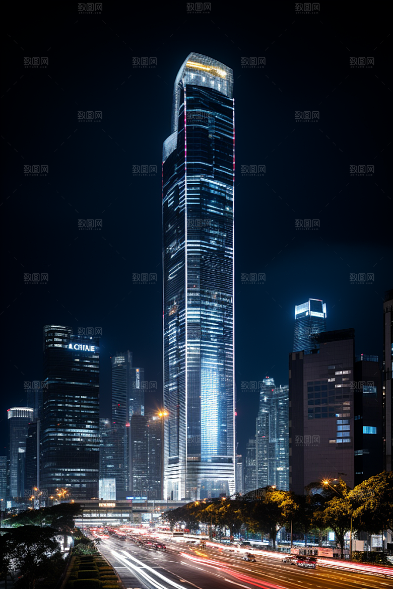深圳城市风光旅行现代化摄影图