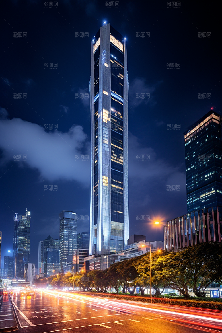 深圳城市风光都市现代化摄影图