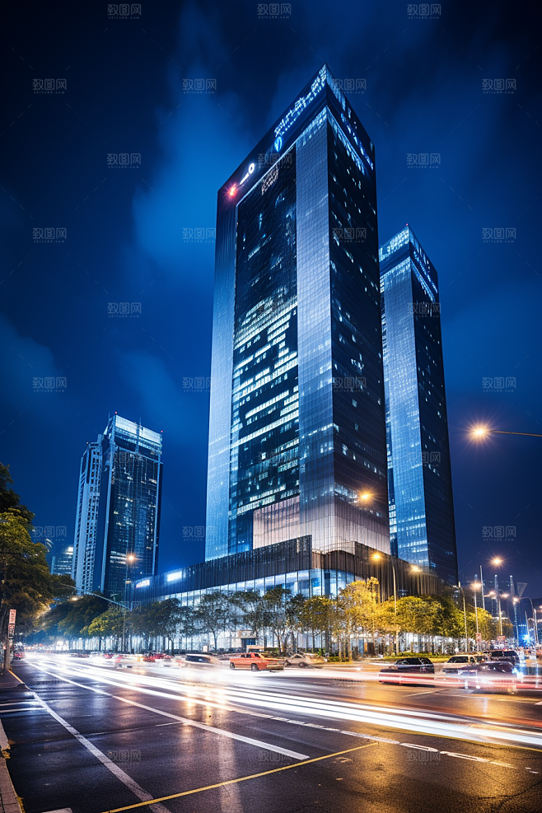 深圳城市风光新城风景摄影图