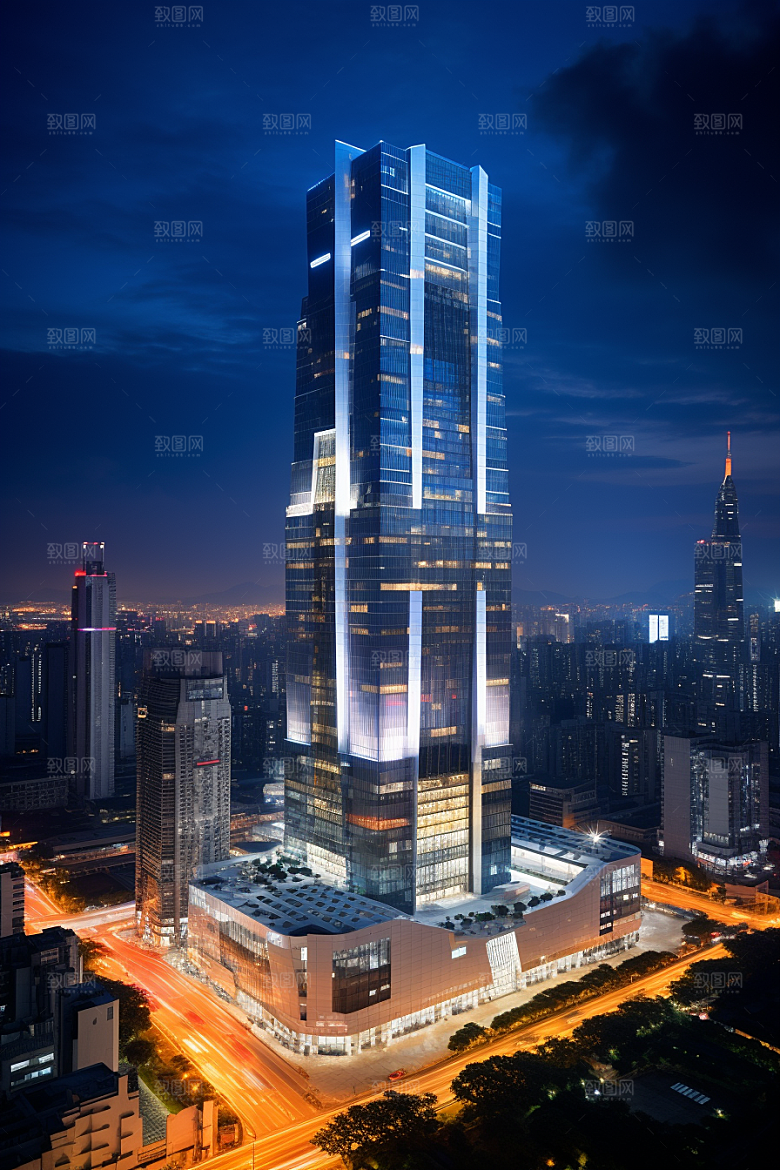 深圳城市风光高清旅行摄影图