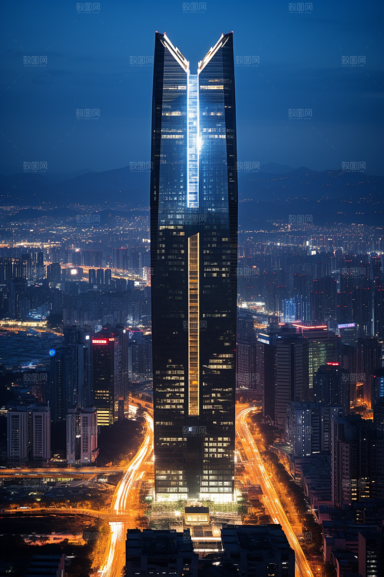 深圳城市风光都市旅游摄影图