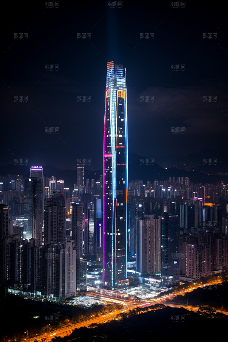 深圳城市风光旅游风景摄影图